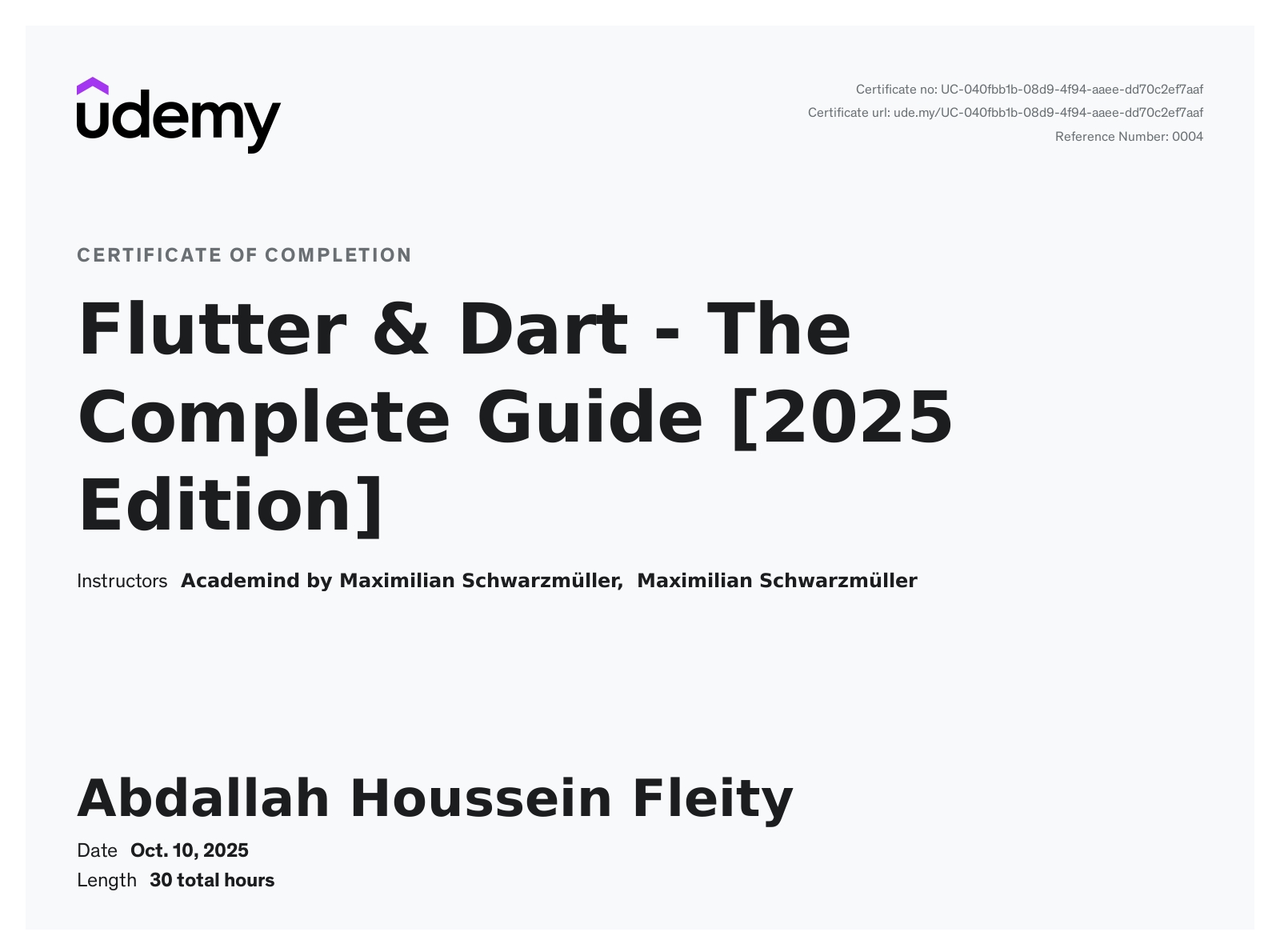 Flutter & Dart - The Complete Guide 2025. image